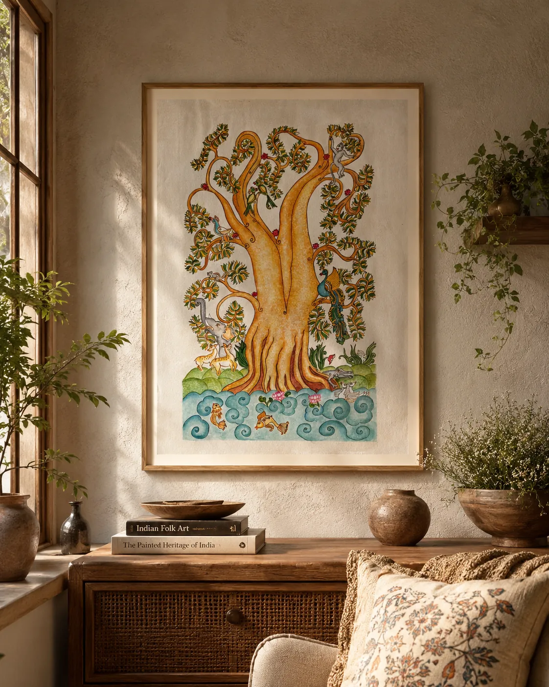 Alamaram – Kerala Mural – Acrylic on Canvas