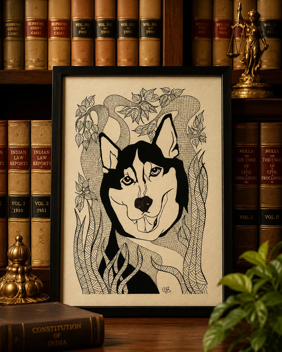 Reimagined Folk Pet Portraits