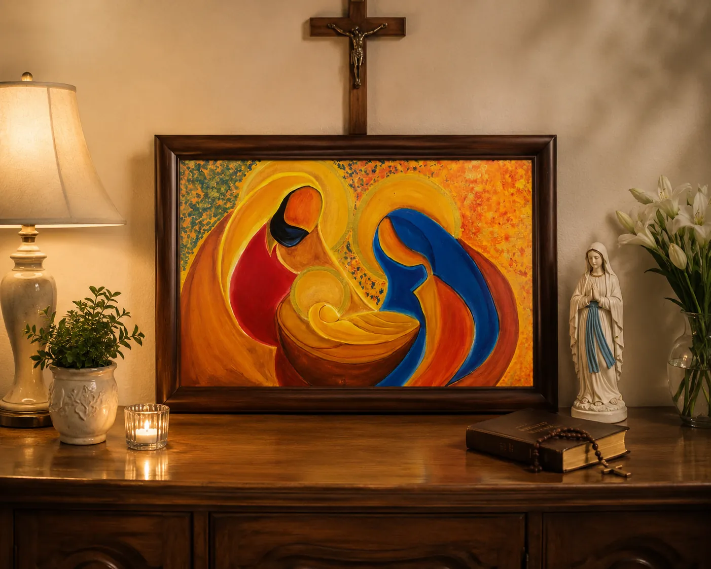 Nativity – Mixed – Watercolour on Paper
